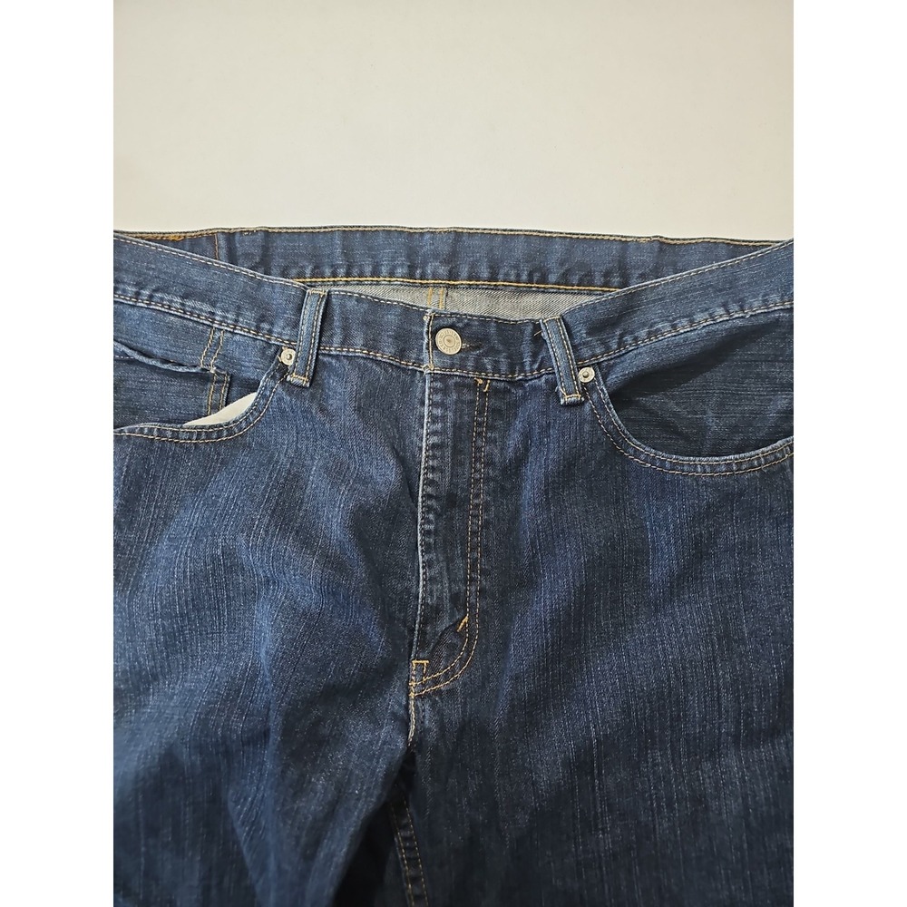 Levi's 559 Relaxed Straight Jeans Men's 38x34 Dark Wash Denim Blue - Picture 3 of 6